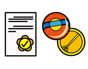 Certificate and Badges