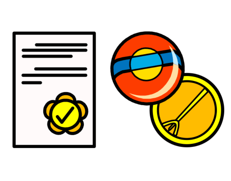 Certificate and Badges